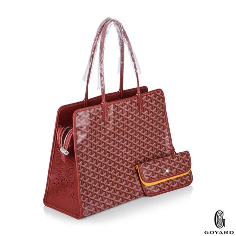 goyard red bag|goyard red pm tote.